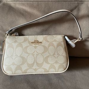 Coach handbag- brand new- only opened to take pics- size is 5-1/2” x 8” x 2”